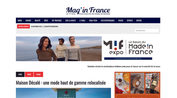 MAG IN FRANCE // MAISON DÉCALÉ : une mode haut de gamme relocalisée